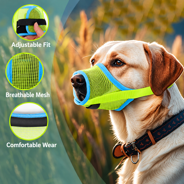 Adjustable Dog Basket Muzzle