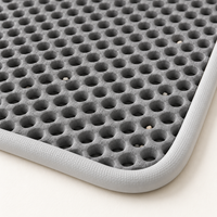 Elegant gray EVA honeycomb and rounded edge detail