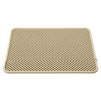 Khaki EVA cat litter trapping mat