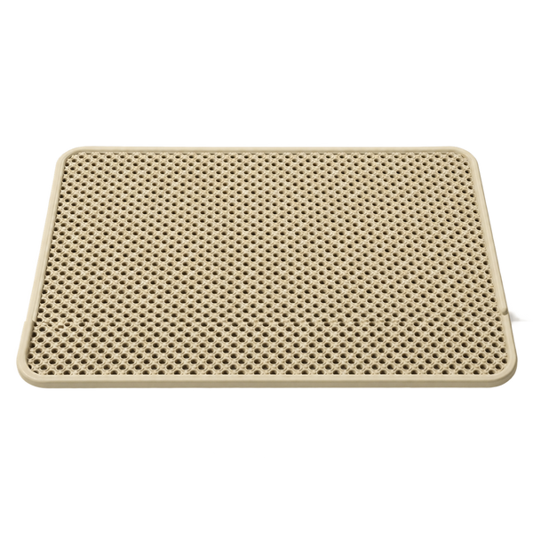 Khaki EVA cat litter trapping mat
