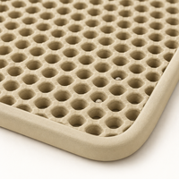 Khaki EVA honeycomb and rounded edge detail