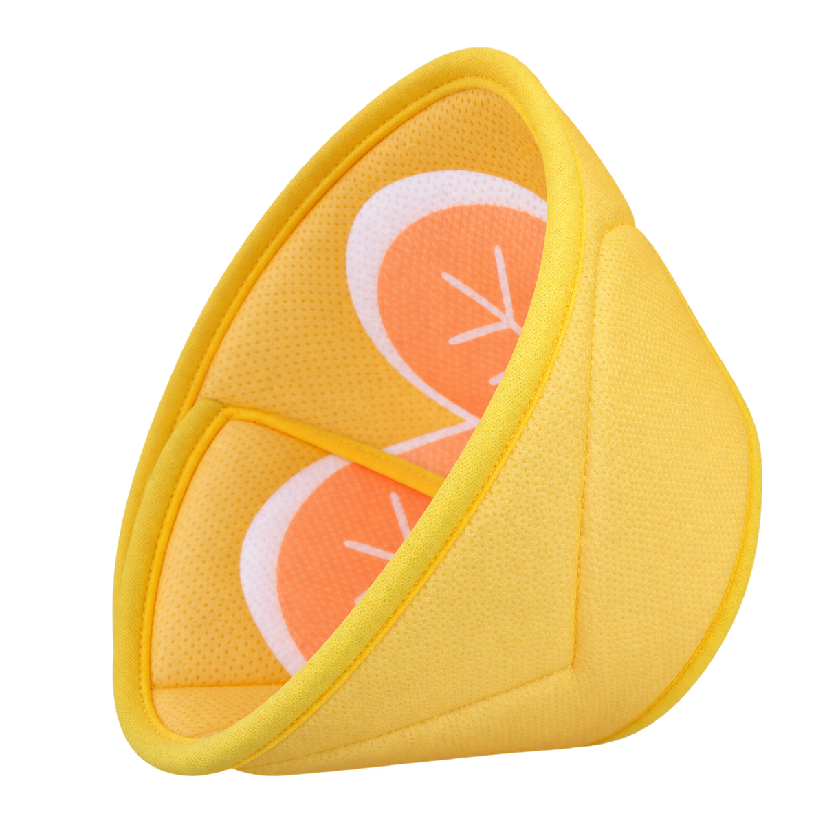 Yellow soft breathable cat recovery collar