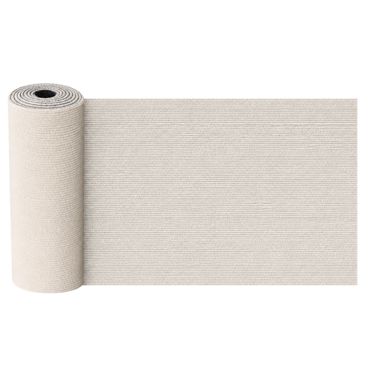 Cream self-adhesive scratch protection mat, transparent product image