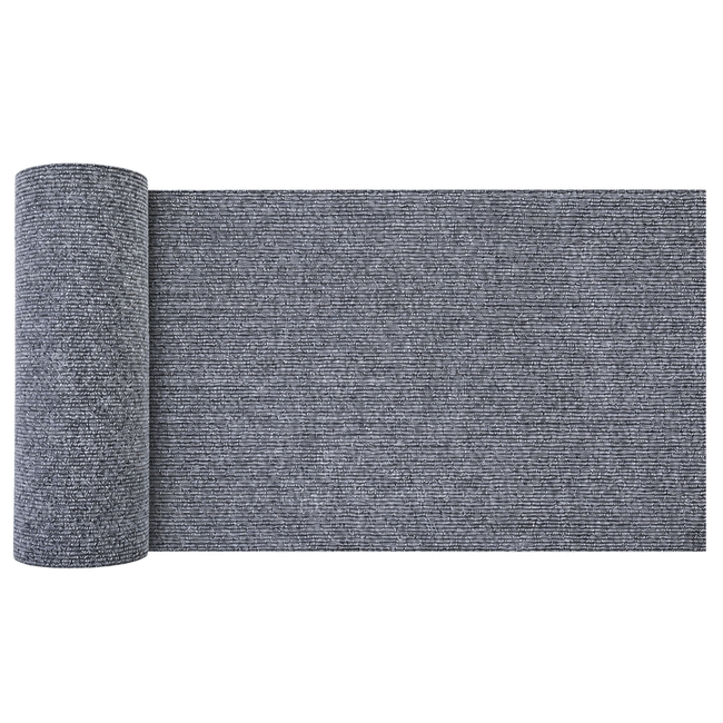 Grey self-adhesive scratch protection mat, partly rolled, transparent product image